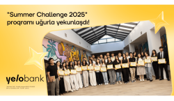 Yelo Bank-ın “Summer Challenge” yay təcrübə proqramı uğurla yekunlaşdı