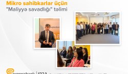 Expressbank sahibkarlar üçün “Maliyyə savadlığı” təlimi keçirib