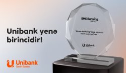 Unibank “Biznes Bankçılıq” nominasiyası üzrə qalib olub