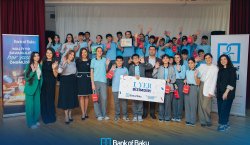 Bank of Baku-dan növbəti maliyyə savadlılığı tədbiri: bu dəfə şagirdlərlə birlikdə