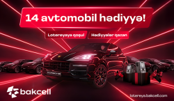 Bakcell lotereyasında bu günün avtomobil qalibi sən ol!