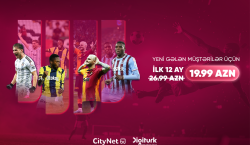 Futbol və əyləncə bir arada – “CityNet TV”dən “Digiturk” paketinə xüsusi endirim!