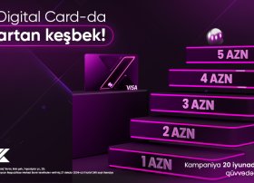 Xalq Bankın Digital Card-ı ilə təmassız ödənişlərdə keşbek!