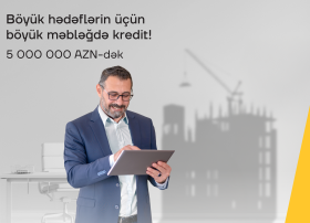 Yelo Bank ilə biznes hədəflərinizə çatmaq asandır