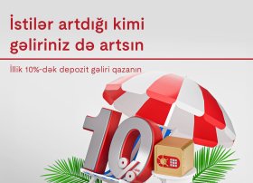 Gəlirlərinizi Kapital Bank-ın yüksək faizli depozitləri ilə artırın
