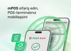 "PAŞA Bank" müştərilərə "mPOS" məhsulunu təqdim etdi