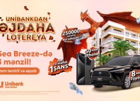 Unibank müştəriləri üçün 1500000 manatlıq “Əjdaha” lotereya keçirir