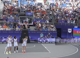 Paris-2024: Azərbaycanın qadınlardan ibarət 3x3 basketbol millisi növbəti görüşünə çıxıb