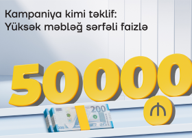 50 000 AZN-dək nağd pul krediti ilə arzularına yaxın ol - Yelo Bank təklif edir