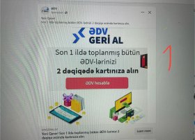 “ƏDV Geri al” ilə bağlı yeni fırıldaqçılıq