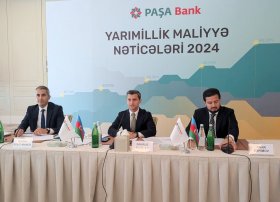 "PASHA Bank"birinci yarımilin yekunlarına həsr olunmuş brifinq keçirir