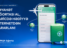 PAŞA Sığorta səyahətə gedən müştərilərinə hədiyyə internet paket təqdim edir!