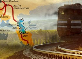 Şimal-Cənub nəqliyyat dəhlizinin Azərbaycan seqmenti ilə daşınmış yüklərin həcmi 6,7% artıb
