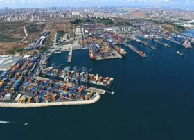 Türkiyənin Ambarlı limanı 278 min ton tranzit yük aşırıb