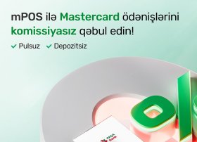 “PAŞA Bank”dan sahibkarlara yeni kampaniya: “mPOS” ilə “Mastercard” ödənişlərinə 0% komissiya