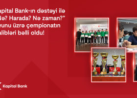 Kapital Bank-ın dəstəyi ilə “Nə? Harada? Nə zaman?” oyunu üzrə respublika çempionatı başa çatdı