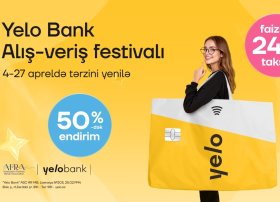 Yelo Bank Alış-Veriş Festivalı başlayır!  