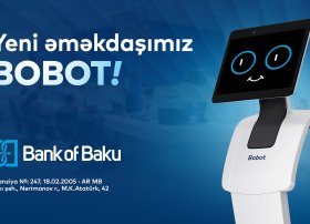 Bank of Baku-da yeni dövr: robotlar xidmət göstərəcək