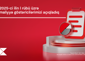 Kapital Bank 2025-ci ilin 1-ci rübü üzrə maliyyə nəticələrini elan edib