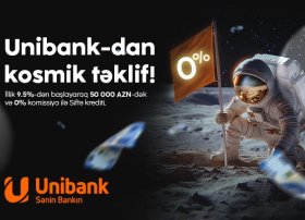 Unibank-dan “Siftə krediti” kampaniyası: Komissiya 0 %