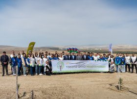 “AzerGold” Yer Gününü ağacəkmə və ekoloji tədbirlərlə qeyd edib