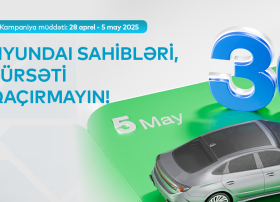 PAŞA Sığorta-dan “Hyundai” sahiblərini sevindirəcək kampaniya!