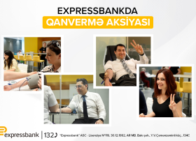 Expressbank-da qanvermə aksiyası keçirilib