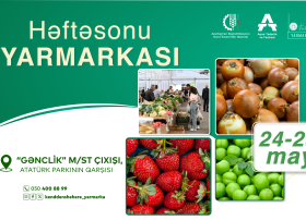 Bakıda “Kənddən Şəhərə” həftəsonu yarmarkası təşkil olunacaq