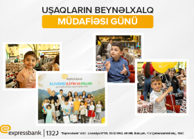 Expressbank Vətən Müharibəsi iştirakçılarının övladları üçün tədbir keçirdi
