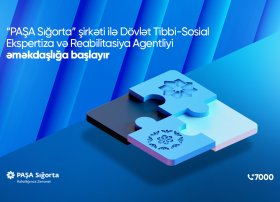 “PAŞA Sığorta” şirkəti ilə Dövlət Tibbi-Sosial Ekspertiza və
Reabilitasiya Agentliyi əməkdaşlığa başlayır