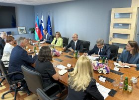 Azərbaycanın Sloveniyaya qaz tədarükünün artırılması müzakirə edilib