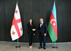 Gürcüstan nümayəndə heyəti ilə görüş keçirilib