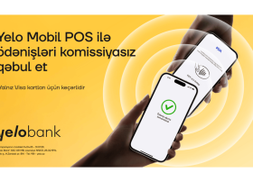 Yelo Mobil POS ilə Visa ödənişlərinə 0% komissiya!