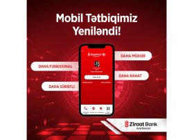 Ziraat Bank Azərbaycan mobil tətbiqini yenilədi!