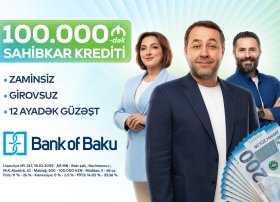Sahibkarlara dəstək var: Bank of Baku-dan 100.000 AZN-dək sahibkar krediti!