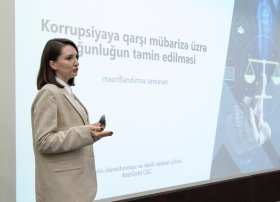 “AzerGold” QSC-də korrupsiyaya qarşı mübarizə üzrə maarifləndirmə seminarı keçirilib