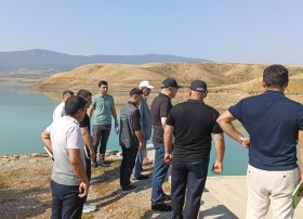 İİTKM nümayəndələri “Su ehtiyatlarından səmərəli istifadəyə dair Milli Strategiya” çərçivəsində görülən işlərlə tanış olublar