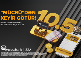 Əmanətinizə illik 10.5% artım – EXPRESSBANKDA