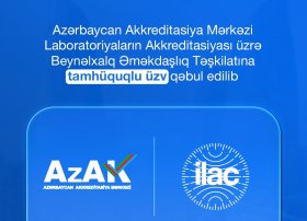 Azərbaycan Akkreditasiya Mərkəzi Laboratoriyaların Akkreditasiyası üzrə Beynəlxalq Əməkdaşlıq Təşkilatına ISO/IEC 17025:2017 beynəlxalq standartı üzrə tamhüquqlu üzv qəbul olunub