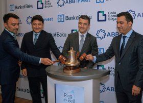 Bakı Fond Birjasında "Bank of Baku" ASC-nin istiqrazlarının “Açılış Zəngi” keçirilib