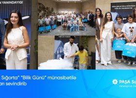 PAŞA Sığorta “Bilik Günü” münasibətilə aztəminatlı ailələrin uşaqlarını sevindirib