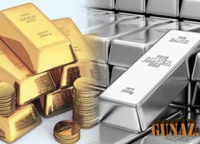 Əmtəə bazarlarında qızıl bahalaşıb, gümüş ucuzlaşıb