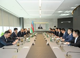 “PowerChina Resources Ltd.” şirkətinin sədri ilə görüş keçirlib