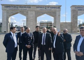 İİTKM regionlarda nəqliyyat-tranzit layihələrinə baxış keçirir.