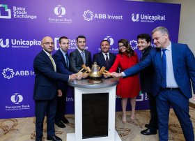 Bakı Fond Birjasında Avropa Yenidənqurma və İnkişaf Bankının istiqrazlarının “Açılış Zəngi” tədbiri keçirilib
