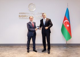 Mərkəzi Bank sədri Zakir Nuriyevi qəbul edib