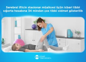 Serebral iflicin stasionar müalicəsi üçün icbari tibbi sığorta hesabına 34 mindən çox tibbi xidmət göstərilib