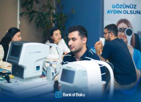 Bank of Baku-dan “Gözünüz aydın olsun!” şüarı ilə sağlamlıq aksiyası