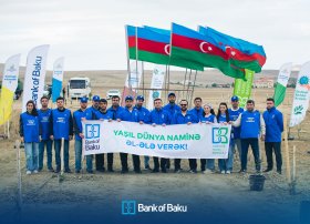 Bank of Baku-dan yaşıl təşəbbüs – növbəti ağacəkmə aksiyası keçirildi