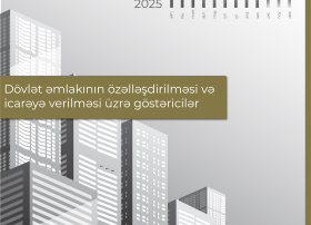 Bu ilin yanvar-sentyabr ayları ərzində dövlət əmlakının özəlləşdirilməsi və icarəsi üzrə göstəricilər